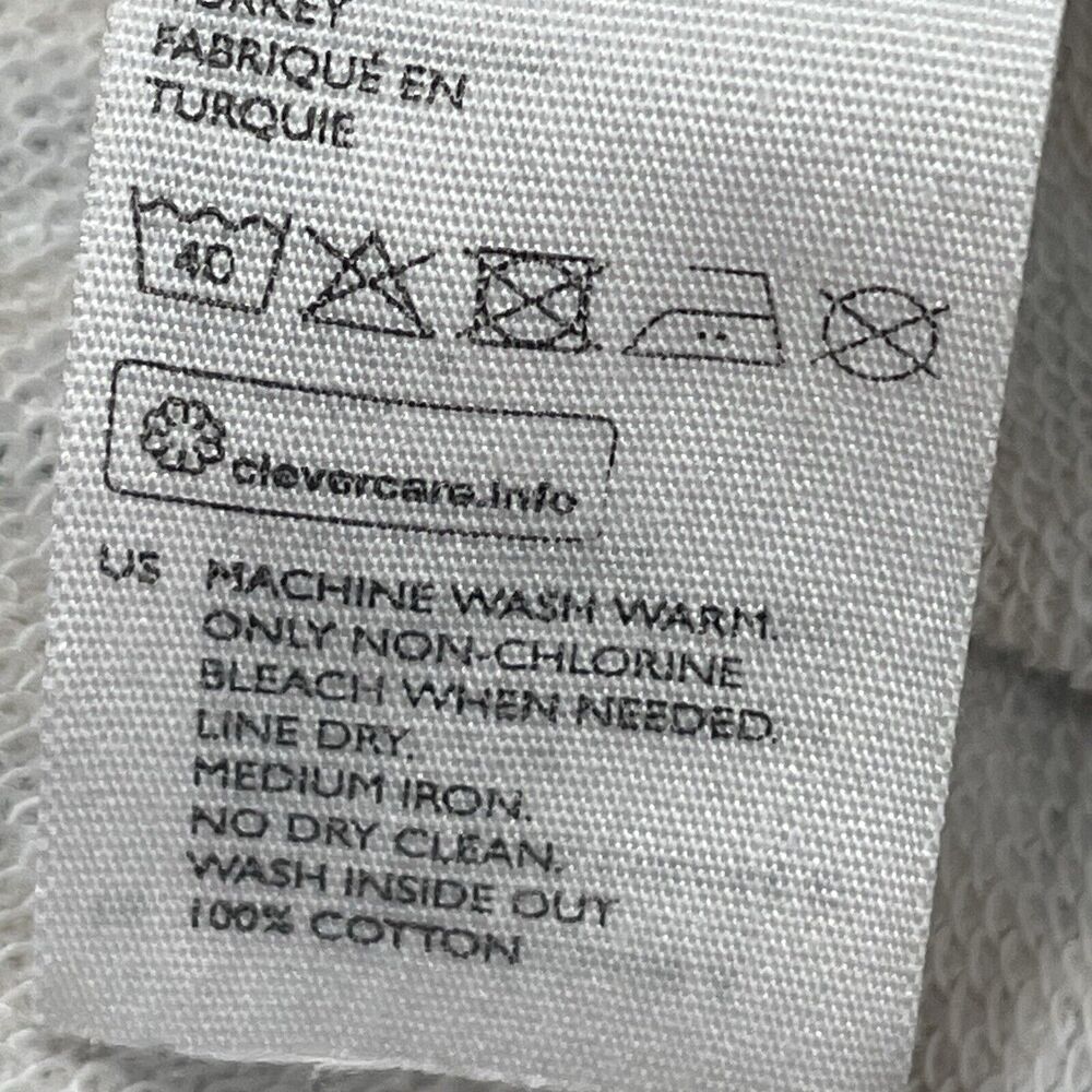 COS Sweatshirt Size XL Mens Long Sleeve French Terry 100% Cotton Boxy Fit - Picture 10 of 11